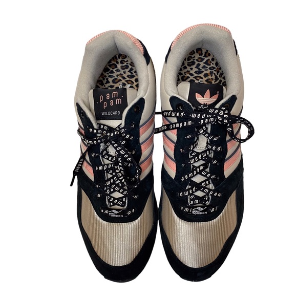 ADIDAS ORIGINALS ZX1000 X PAM PAM LEOPARD PONY/PINK MEN’S SZ 11.5 - Picture 2 of 7